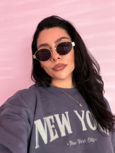 Load image into Gallery viewer, Oval gold frame sunnies