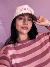 Load image into Gallery viewer, Cowgirl Camo Two Tone Trucker Hat