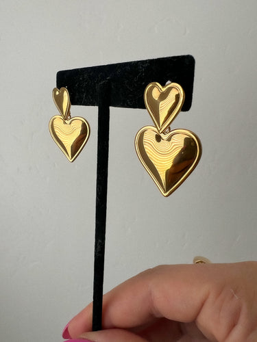 All you need is love Drop Earrings *18K Gold Plated*