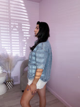 Load image into Gallery viewer, Jaylene Short Sleeve Denim Jacket