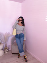 Load image into Gallery viewer, Skye Cuffed Wide Leg Jeans