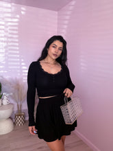 Load image into Gallery viewer, Lace Ribbed Top in BLACK *S-3X*
