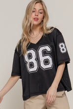 Load image into Gallery viewer, Sports mesh jersey in Black