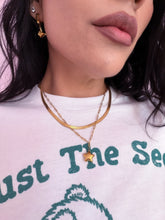 Load image into Gallery viewer, 3mm Herringbone Stacking Necklace *18K Gold Plated*