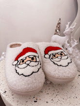 Load image into Gallery viewer, Santa slippers