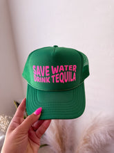 Load image into Gallery viewer, Save Water Drink Tequila Trucker Hat