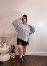 Load image into Gallery viewer, Lace Layering Skirt in Black