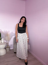 Load image into Gallery viewer, Polka Dots Maxi Dress in Black/White