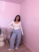 Load image into Gallery viewer, Lace Ribbed Top in IVORY *S-3X*