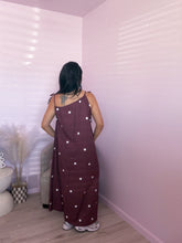 Load image into Gallery viewer, Polka Dots Maxi Dress in Brown