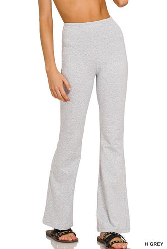 Yoga Flare Pants in HEATHER GRAY