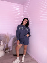 Load image into Gallery viewer, New York Cargo Short Set in Dusty Blue