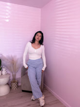 Load image into Gallery viewer, Lace Ribbed Top in IVORY *S-3X*