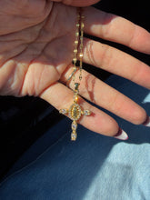Load image into Gallery viewer, Virgin Mary Cross Necklace *18K Gold Plated*