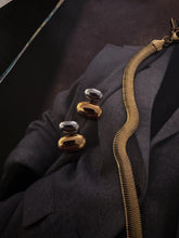 Load image into Gallery viewer, Belle Mix Metals Drop Earrings *18K Gold Plated*