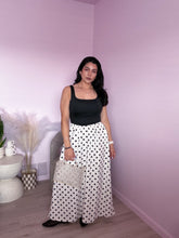 Load image into Gallery viewer, Polka Dots Maxi Dress in Black/White