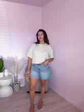 Load image into Gallery viewer, Eva Floral Ribbed Top