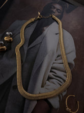 Load image into Gallery viewer, Elle Chunky Herringbone Necklace *18K Gold Plated*