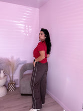 Load image into Gallery viewer, Woven Check Pants in Brown