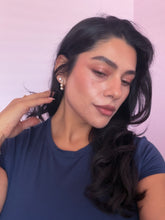 Load image into Gallery viewer, Brisa Pearl Hoop Earrings *24K Gold Plated*