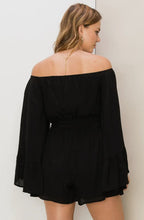 Load image into Gallery viewer, Jane bell sleeve romper