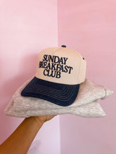 Load image into Gallery viewer, Sunday Breakfast Club Two-Tone Trucker Hat