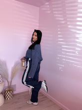 Load image into Gallery viewer, Elliana Boat Neck Chunky Cropped Sweater in Dusty Blue