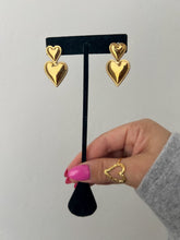 Load image into Gallery viewer, All you need is love Drop Earrings *18K Gold Plated*