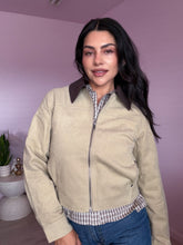 Load image into Gallery viewer, Margo Barn Contrast Corduroy Zip Up Jacket