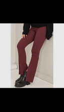 Load image into Gallery viewer, front slit pintuck stretch dress pants *3 COLORS*