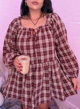 Load image into Gallery viewer, Valeria Plaid Mini Dress