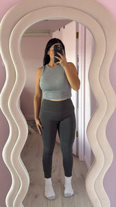 Ash gray leggings (SIZE: LARGE)