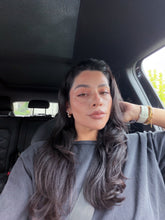 Load image into Gallery viewer, Brisa Pearl Hoop Earrings *24K Gold Plated*