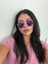 Load image into Gallery viewer, Purple Round sunnies