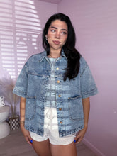 Load image into Gallery viewer, Jaylene Short Sleeve Denim Jacket