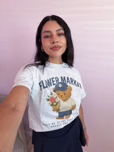 Load image into Gallery viewer, Flower Market Teddy Graphic Tee