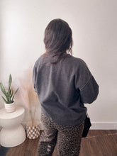 Load image into Gallery viewer, Vintage Wash Classic Crewneck Sweater in Charcoal