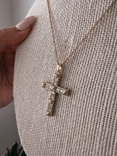 Load image into Gallery viewer, Hope cross necklace *18k Gold Plated*
