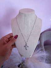 Load image into Gallery viewer, Rhinestone Cross Necklace *Stainless Steel*
