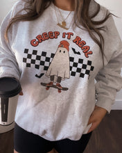 Load image into Gallery viewer, Creep it real Graphic Crewneck Sweater