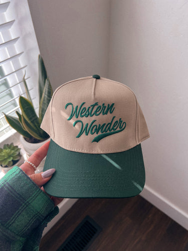 Western Wonder two tone trucker hat
