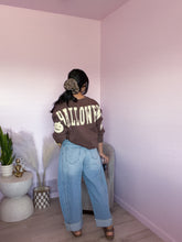 Load image into Gallery viewer, Halloween Graphic Crewneck Sweater in Mocha *S-XL*