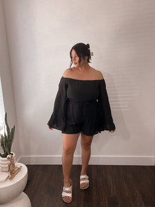 Jane bell sleeve romper