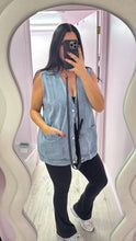 Load image into Gallery viewer, Denim oversized vest (LARGE)
