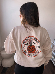 PROUD MEMBER OF THE SPOOKY SQUAD  crewneck sweatshirt