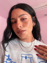 Load image into Gallery viewer, 3mm Herringbone Silver Stacking Chain *Stainless Steel*