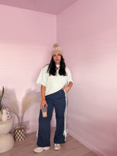 Load image into Gallery viewer, Checkered Beanie in beige/white