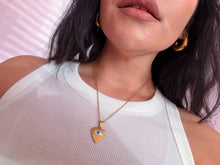 Load image into Gallery viewer, Evil Eye Heart Necklace *18K Gold Plated*