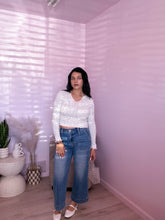 Load image into Gallery viewer, Priya Cropped Wide Leg Jeans