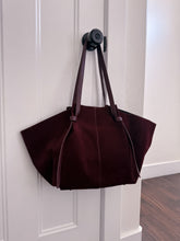 Load image into Gallery viewer, Diana Suede Bag in Wine